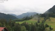 Archived webcam image showing Oberstaufen - Hotel Schratt view Hochgrat mountain on 27 Jul 2026 at 14:40