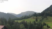 Archiviertes Webcam Bild: Oberstaufen: Biohotel Schratt - Blick zum Hochgrat am 27.08.2026 um 08:06 Uhr