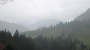 Archived webcam image showing Oberstaufen - Hotel Schratt view Hochgrat mountain on 5 Sep 2026 at 14:00