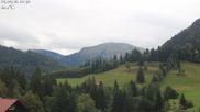 Archived webcam image showing Oberstaufen - Hotel Schratt view Hochgrat mountain on 5 Sep 2026 at 16:00