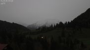Archived webcam image showing Oberstaufen - Hotel Schratt view Hochgrat mountain on 25 Oct 2026 at 02:28