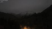 Archived webcam image showing Oberstaufen - Hotel Schratt view Hochgrat mountain on 25 Oct 2026 at 04:28
