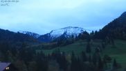 Archived webcam image showing Oberstaufen - Hotel Schratt view Hochgrat mountain on 25 Oct 2026 at 06:28