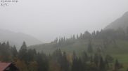 Archived webcam image showing Oberstaufen - Hotel Schratt view Hochgrat mountain on 25 Oct 2026 at 12:28