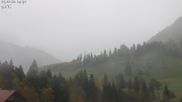 Archived webcam image showing Oberstaufen - Hotel Schratt view Hochgrat mountain on 25 Oct 2026 at 14:28