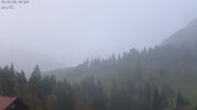 Archived webcam image showing Oberstaufen - Hotel Schratt view Hochgrat mountain on 25 Oct 2026 at 16:28