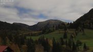 Archived webcam image showing Oberstaufen - Hotel Schratt view Hochgrat mountain on 27 Oct 2026 at 02:37