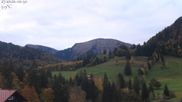 Archived webcam image showing Oberstaufen - Hotel Schratt view Hochgrat mountain on 27 Oct 2026 at 06:37