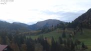 Archived webcam image showing Oberstaufen - Hotel Schratt view Hochgrat mountain on 27 Oct 2026 at 07:37
