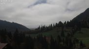 Archived webcam image showing Oberstaufen - Hotel Schratt view Hochgrat mountain on 31 Oct 2026 at 02:37