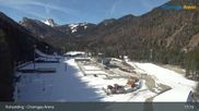 Archived webcam image showing Ruhpolding - Livestream of Chiemgau Arena on 26 Feb 2026 at 11:06