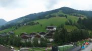 Archived webcam image showing Alpbach - Galtenberg ski lift on 1 Jul 2026 at 08:37