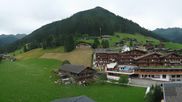 Archived webcam image showing Alpbach - Galtenberg ski lift on 8 Jul 2026 at 12:40