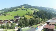 Archived webcam image showing Alpbach - Galtenberg ski lift on 5 Aug 2026 at 12:09