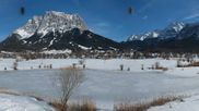 Archived webcam image showing Tiroler Zugspitz Arena - Golf Club Ehrwald-Lermoos on 26 Feb 2026 at 14:58