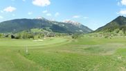Archived webcam image showing Tiroler Zugspitz Arena - Golf Club Ehrwald-Lermoos on 13 May 2026 at 12:24