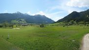 Archived webcam image showing Tiroler Zugspitz Arena - Golf Club Ehrwald-Lermoos on 13 May 2026 at 16:24