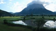 Archived webcam image showing Tiroler Zugspitz Arena - Golf Club Ehrwald-Lermoos on 4 Jul 2026 at 08:26