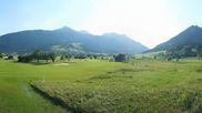 Archived webcam image showing Tiroler Zugspitz Arena - Golf Club Ehrwald-Lermoos on 12 Jul 2026 at 18:24