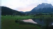 Archived webcam image showing Tiroler Zugspitz Arena - Golf Club Ehrwald-Lermoos on 21 Aug 2026 at 06:11