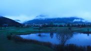 Archived webcam image showing Tiroler Zugspitz Arena - Golf Club Ehrwald-Lermoos on 9 Oct 2026 at 07:53