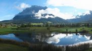 Archived webcam image showing Tiroler Zugspitz Arena - Golf Club Ehrwald-Lermoos on 9 Oct 2026 at 10:53