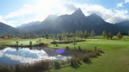 Archived webcam image showing Tiroler Zugspitz Arena - Golf Club Ehrwald-Lermoos on 12 Oct 2026 at 10:23