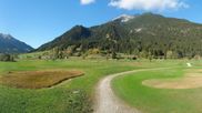 Archived webcam image showing Tiroler Zugspitz Arena - Golf Club Ehrwald-Lermoos on 12 Oct 2026 at 14:23