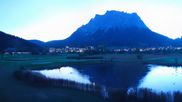 Archived webcam image showing Tiroler Zugspitz Arena - Golf Club Ehrwald-Lermoos on 20 Oct 2026 at 07:43
