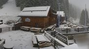 Archiviertes Webcam Bild: Brauneck-Lenggries - Ausblick BayernHütte am 12.05.2026 um 08:21 Uhr