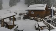 Archived webcam image showing Brauneck-Lenggries - BayernHütte on 16 May 2026 at 08:41