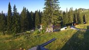Archived webcam image showing Brauneck-Lenggries - BayernHütte on 13 Aug 2026 at 07:09