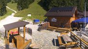 Archived webcam image showing Brauneck-Lenggries - BayernHütte on 13 Aug 2026 at 10:09