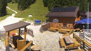 Archived webcam image showing Brauneck-Lenggries - BayernHütte on 13 Aug 2026 at 12:09