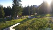 Archived webcam image showing Brauneck-Lenggries - BayernHütte on 13 Aug 2026 at 18:09