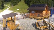 Archived webcam image showing Brauneck-Lenggries - BayernHütte on 22 Sep 2026 at 10:49