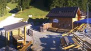 Archived webcam image showing Brauneck-Lenggries - BayernHütte on 27 Sep 2026 at 08:11