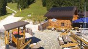 Archived webcam image showing Brauneck-Lenggries - BayernHütte on 27 Sep 2026 at 12:11