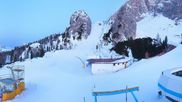Archived webcam image showing Cortina d'Ampezzo - Top Station Duca d'Aosta on 2 Apr 2026 at 06:36