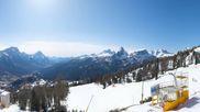 Archived webcam image showing Cortina d'Ampezzo - Top Station Duca d'Aosta on 2 Apr 2026 at 10:36