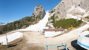 Archiviertes Webcam Bild: Cortina d'Ampezzo: Tofana-Abfahrt (Duca d'Aosta) am 01.05.2026 um 08:14 Uhr