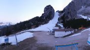 Archiviertes Webcam Bild: Cortina d'Ampezzo: Tofana-Abfahrt (Duca d'Aosta) am 01.05.2026 um 20:14 Uhr