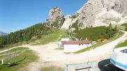 Archived webcam image showing Cortina d'Ampezzo - Top Station Duca d'Aosta on 20 Jun 2026 at 08:00