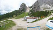 Archived webcam image showing Cortina d'Ampezzo - Top Station Duca d'Aosta on 20 Jun 2026 at 14:00