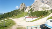 Archived webcam image showing Cortina d'Ampezzo - Top Station Duca d'Aosta on 1 Jul 2026 at 08:53