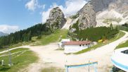 Archived webcam image showing Cortina d'Ampezzo - Top Station Duca d'Aosta on 1 Jul 2026 at 10:53