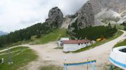 Archived webcam image showing Cortina d'Ampezzo - Top Station Duca d'Aosta on 1 Jul 2026 at 12:53