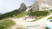 Archived webcam image showing Cortina d'Ampezzo - Top Station Duca d'Aosta on 14 Jul 2026 at 10:26