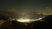 Archived webcam image showing Cortina d'Ampezzo - Top Station Duca d'Aosta on 18 Aug 2026 at 00:17