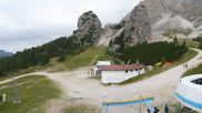 Archived webcam image showing Cortina d'Ampezzo - Top Station Duca d'Aosta on 18 Aug 2026 at 08:17